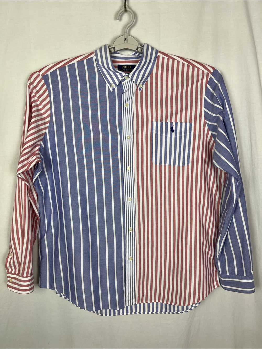 Polo Ralph Lauren Classic Fit Striped Oxford Fun Shirt Color Block
